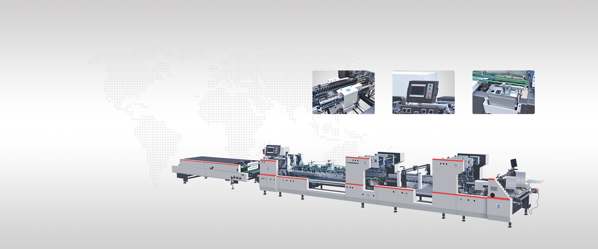 မြန်နှုန်းမြင့် Folder Gluer တင်သွင်းသူ