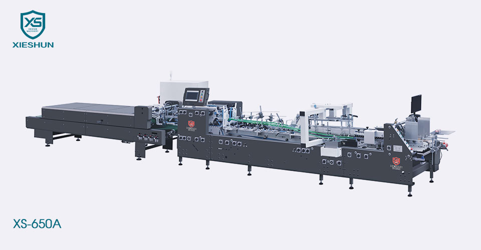 Straight Line အလိုအလျောက် မြန်နှုန်းမြင့် Gluer စက်